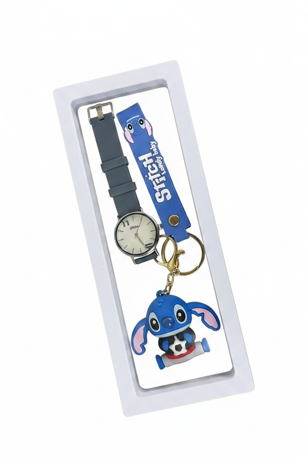 KEYCHAIN WITH WATCH
