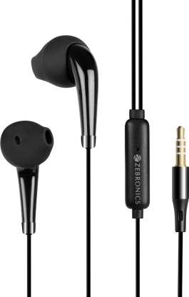 Zebronics H-Zebronics Earphone With Mic (Buds C9 Black)