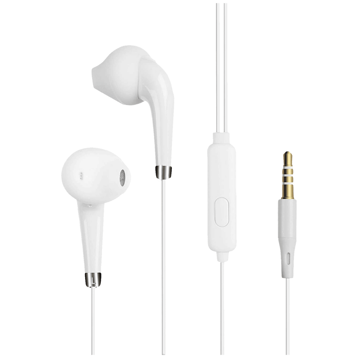Zebronics H-Zebronics Earphone With Mic (Calyx White)