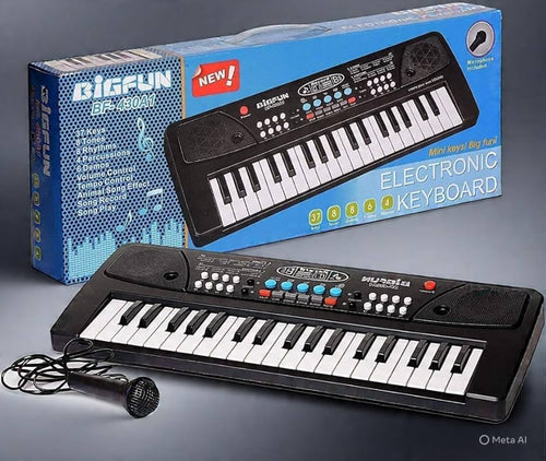 Piano Keyboard With Mic