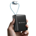 Zebronics Zeb-Energitank 10R1 10000 Mah 22.5W Mobile Battery Charger With Built-In Cable (Pb 9 Black)