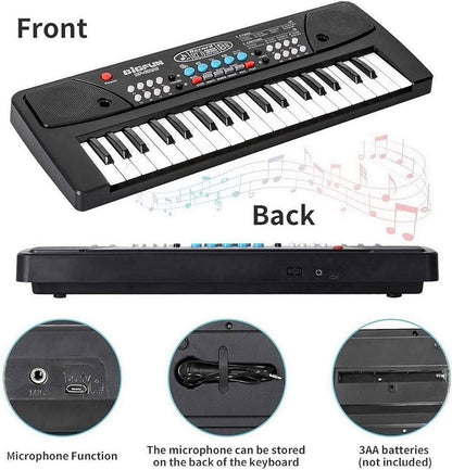 Piano Keyboard With Mic