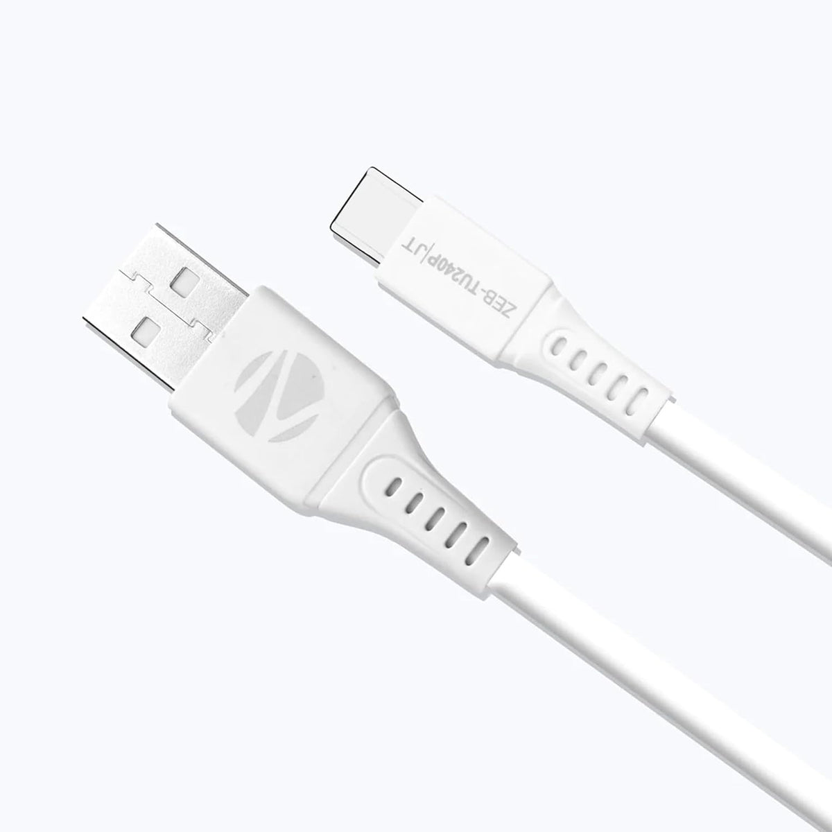 Zebronics Zeb-Tu240P Plus USB To Type C Cable (White)