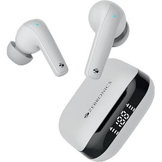 Zebronics H-Zebronics Bluetooth Earbuds (Pods Zi 12 White)