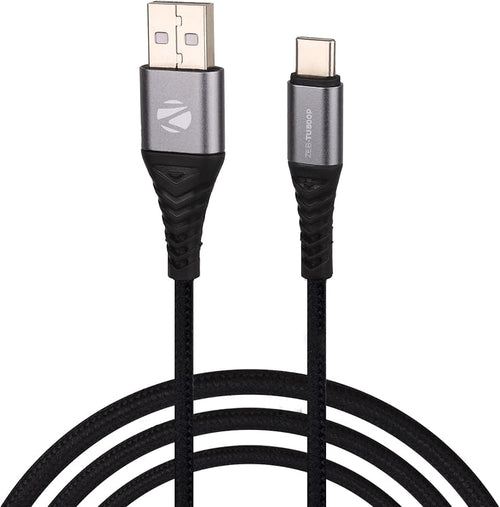 ZEB-TU240P PLUS USB TO TYPE C CABLE (BLACK)