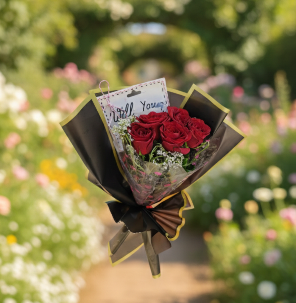 Rose Flower Hamper
