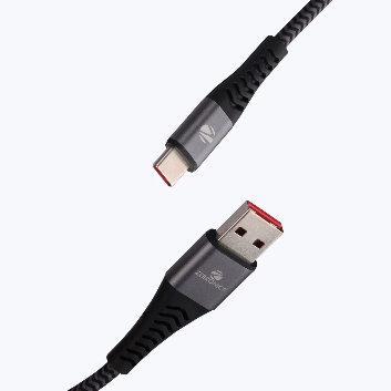 ZEB-UT65S USB TO TYPE C MULTI PROTOCOL 65W CABLE (BRAIDED BLACK)