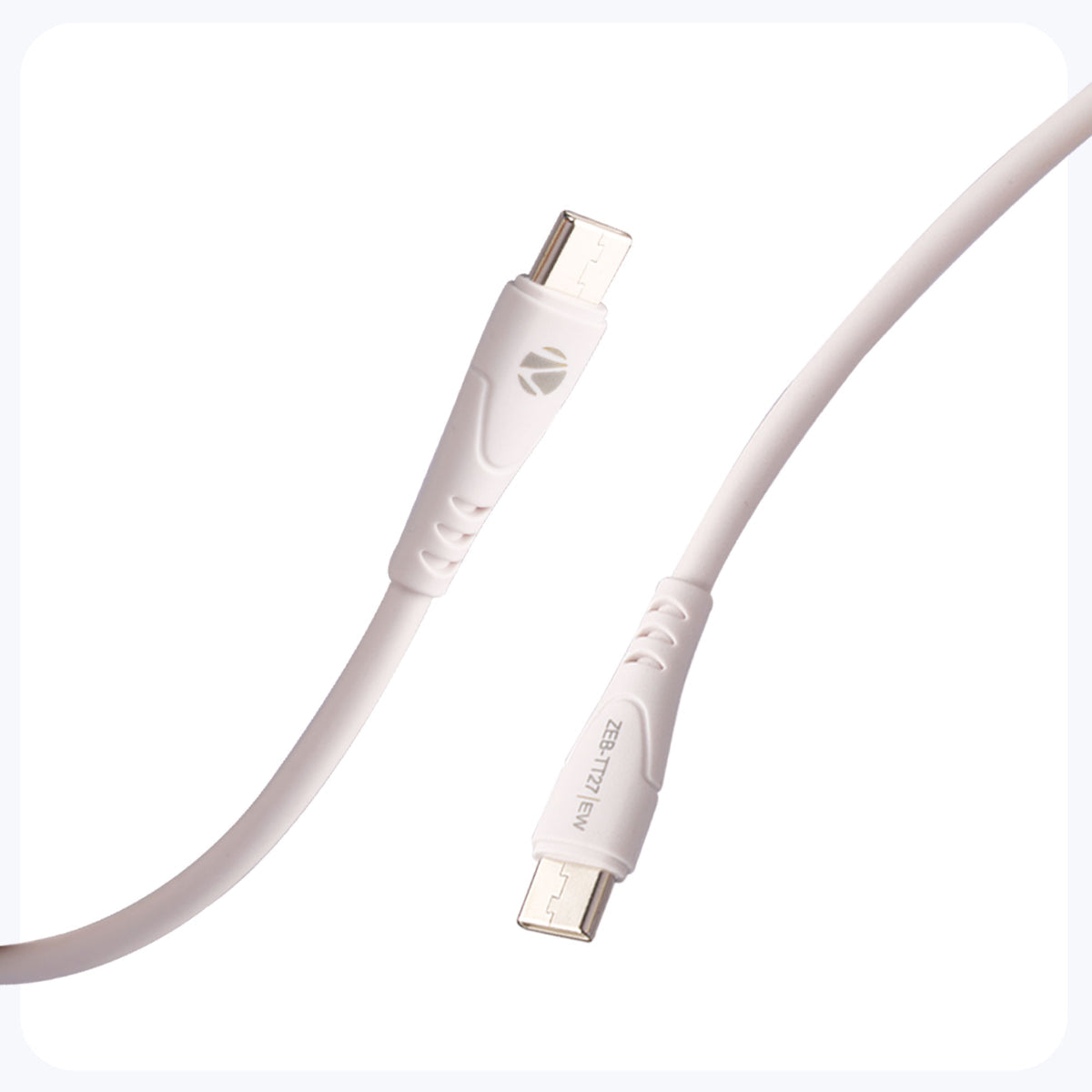 ZEB-TT27 TYPE C TO TYPE C CABLE (WHITE)