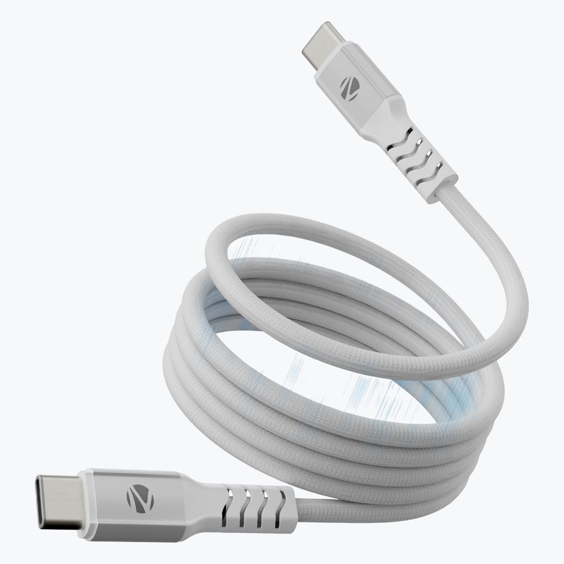 ZEB-WATTZ 60MCC1 C TO C 60W BRAIDED CABLE (WHITE)
