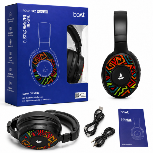 boAt Rockerz Plus 550 Wireless Headphones 🎧