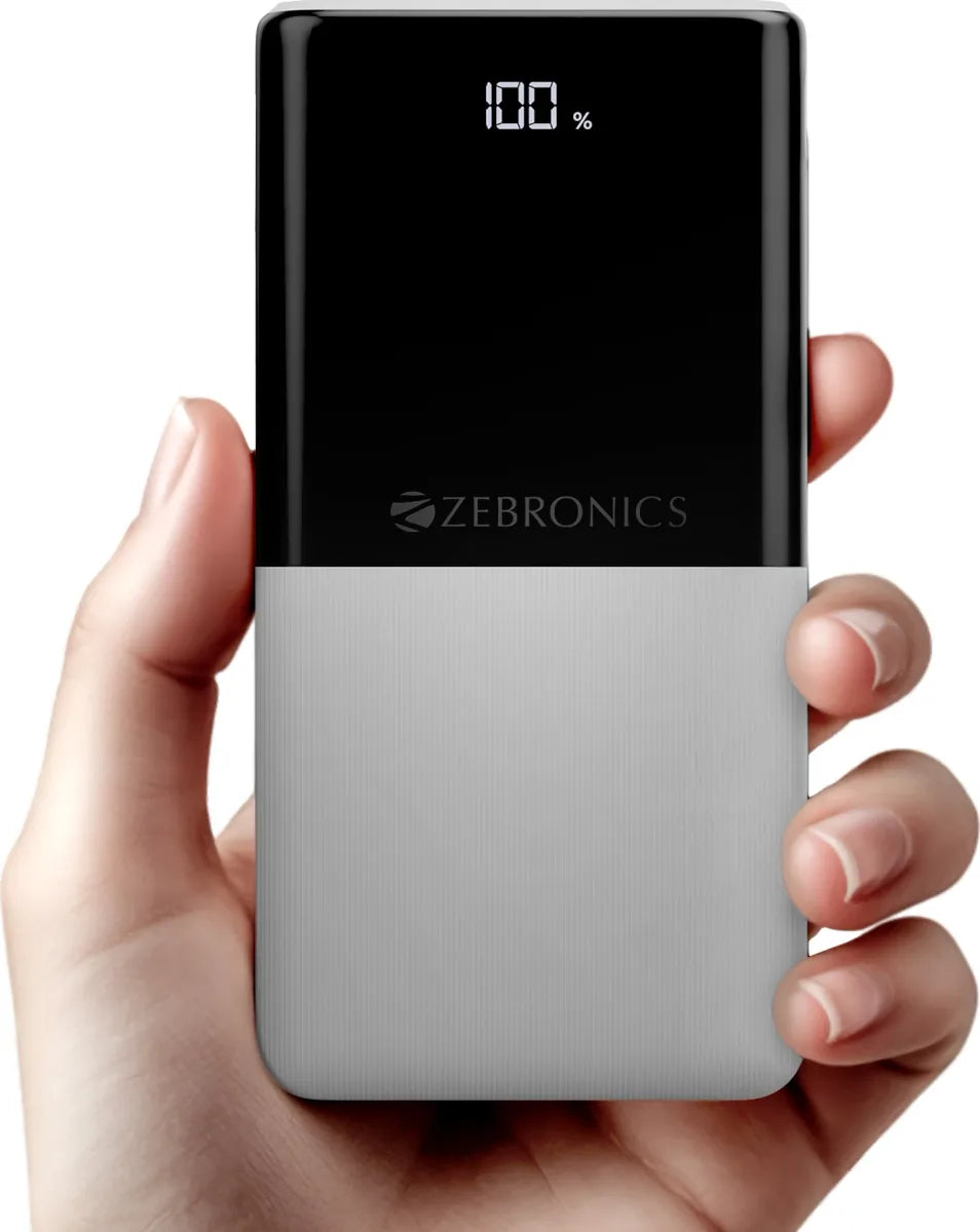 Zebronics Zeb-Energisafe 10R1 10000 Mah 22.5W Mobile Battery Charger (Pb 10 Metallic Gold)