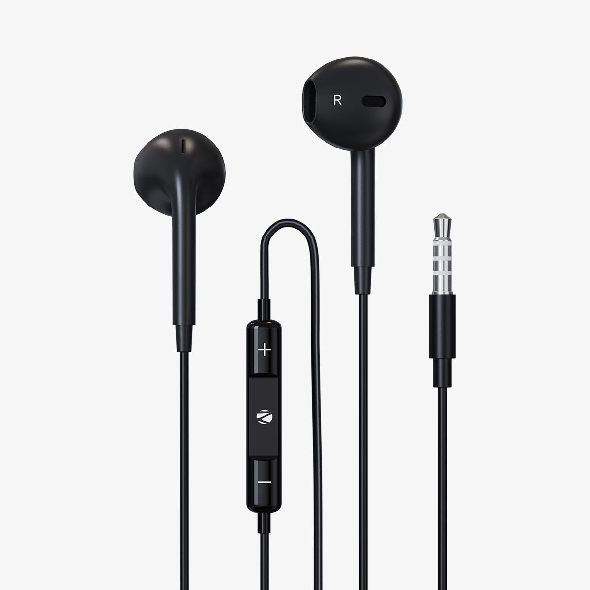 Zebronics H-Zebronics Earphone With Mic (Buds 30 Black)