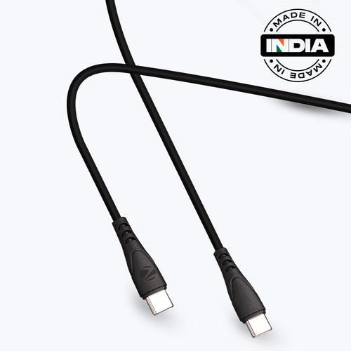 ZEB-TT27 TYPE C TO TYPE C CABLE (BLACK)