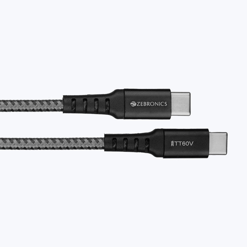 Zebronics Zeb-Tt60 Plus 60W Type C Cable (Black)