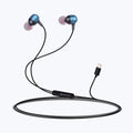 H-ZEBRONICS STEREO EARPHONE WITH MIC (ARIA BLUE)