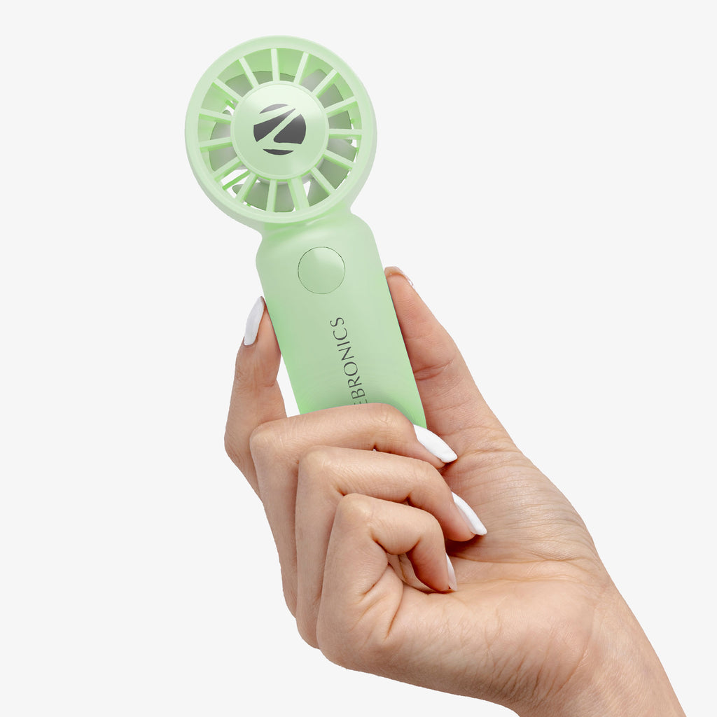 Zebronics Zeb-Zebronics Mini Hand Held Fan (Heat Buster 100 Green)