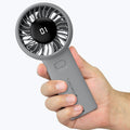 Zebronics Zeb-Zebronics Mini Hand Held Fan With Display (Heat Buster 200 Grey)