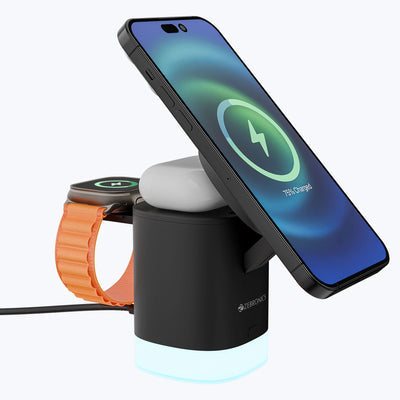 Zebronics Zeb-Zebronics Wireless Charger(Magsecure Black)