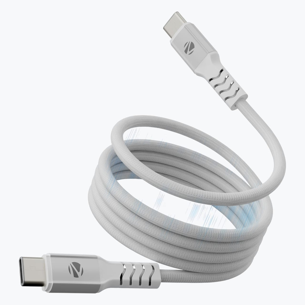 Zebronics Zeb-Wattz 60Mcc1 C To C 60W Braided Cable (White)