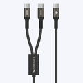 Zebronics Zeb-Wattz 100Rcc1 C To C 100W Retractable Cable (Black)