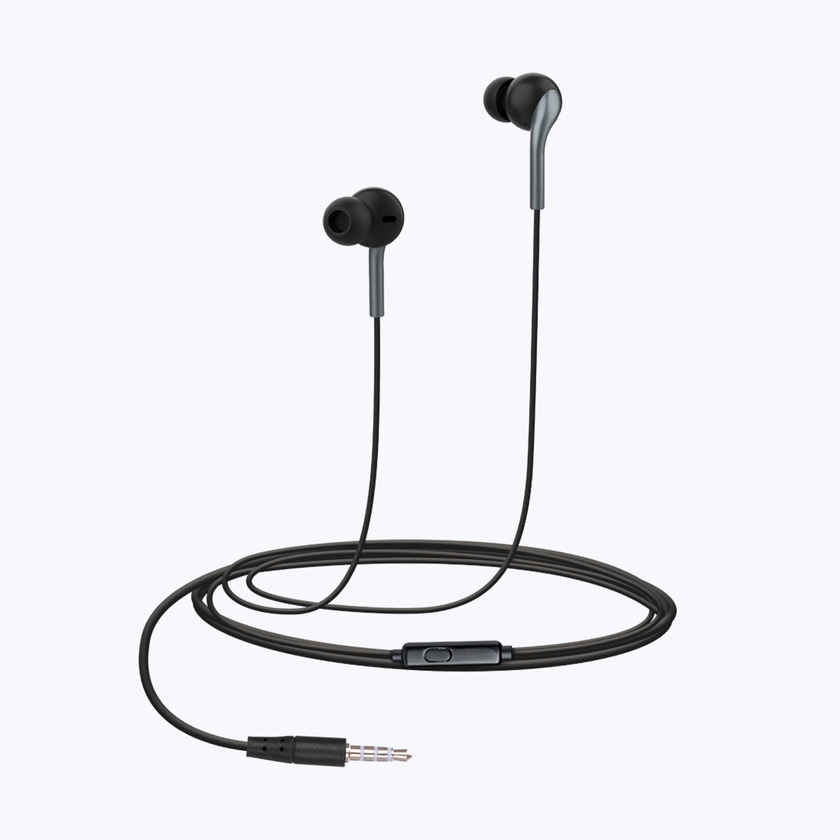 H-ZEBRONICS EARPHONE WITH MIC (BRO PLUS BLACK)