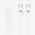 Zebronics Zeb-Wattz 240Cc1 Type C To Type C 240W Braided Cable (White)