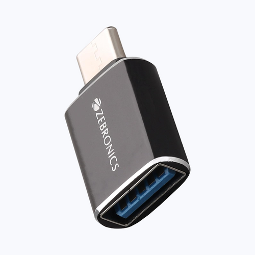 ZEB ATC1 TYPE A TO TYPE C USB CONVERTER (BLACK)