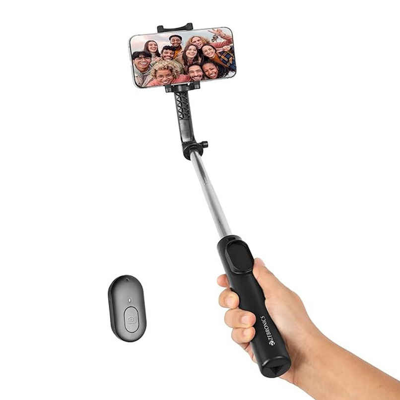 Zebronics A283-Zeb Moments 100 Selfie Stick (Black)