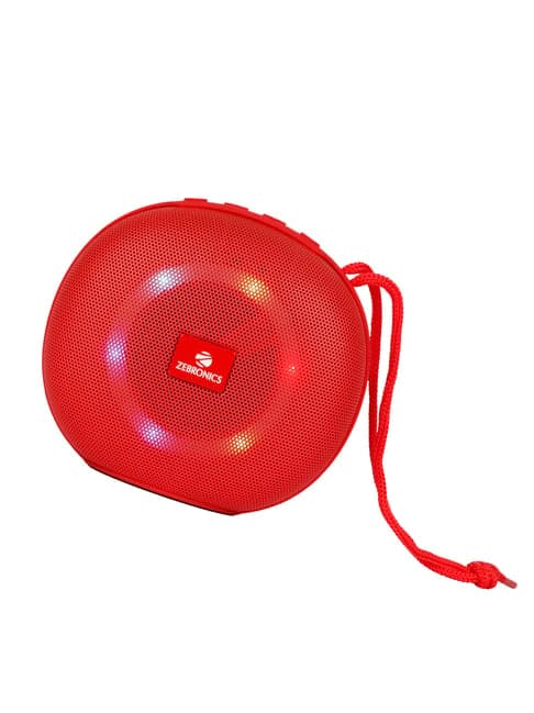 Zebronics Portable Bluetooth Speaker (Delight Red)