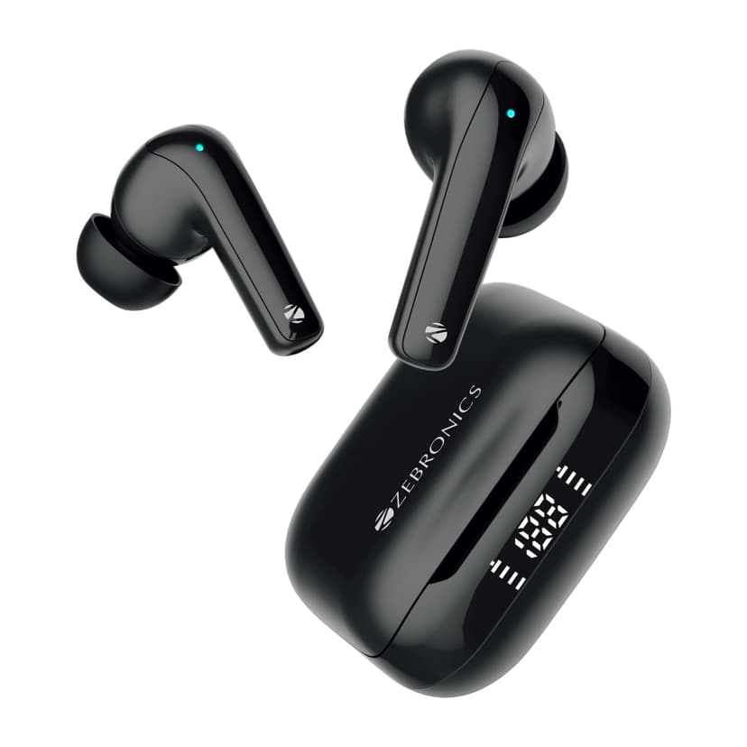 Zebronics H-Zebronics Bluetooth Earbuds (Pods K2 Orange Plus Black)