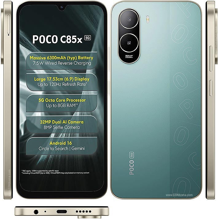 Poco C85x 4GB 128GB 5G