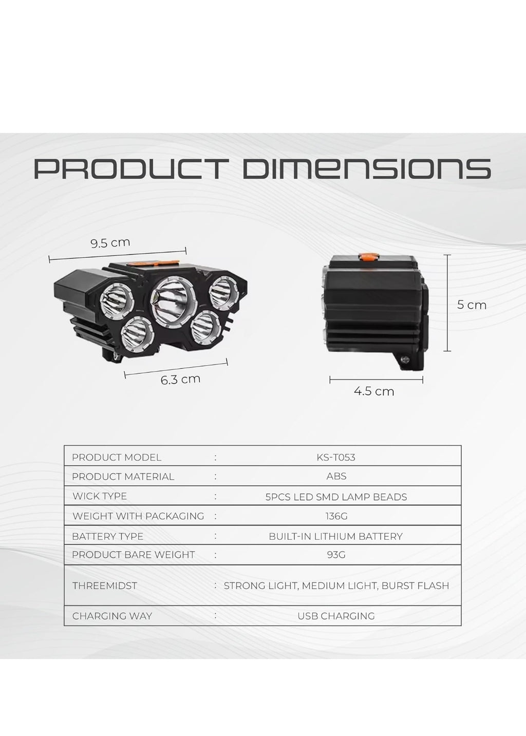 LED highlight USB