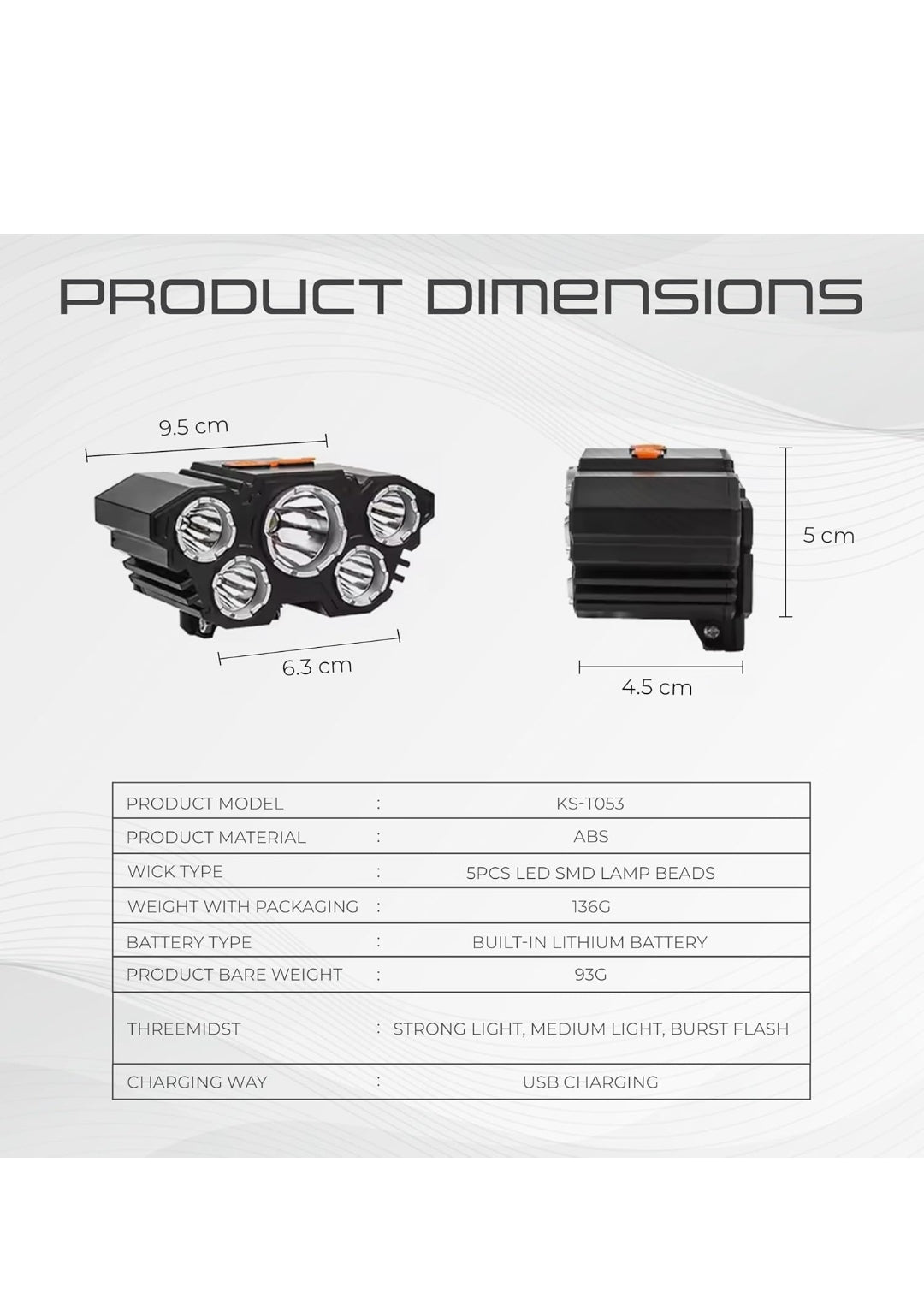 LED highlight USB