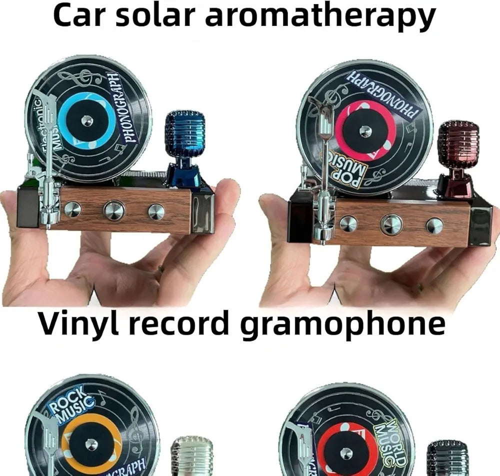 Solar Rotating Car Perfume