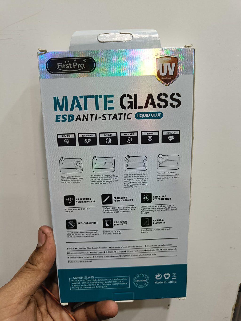 Matte UV Curved Tempered Glass