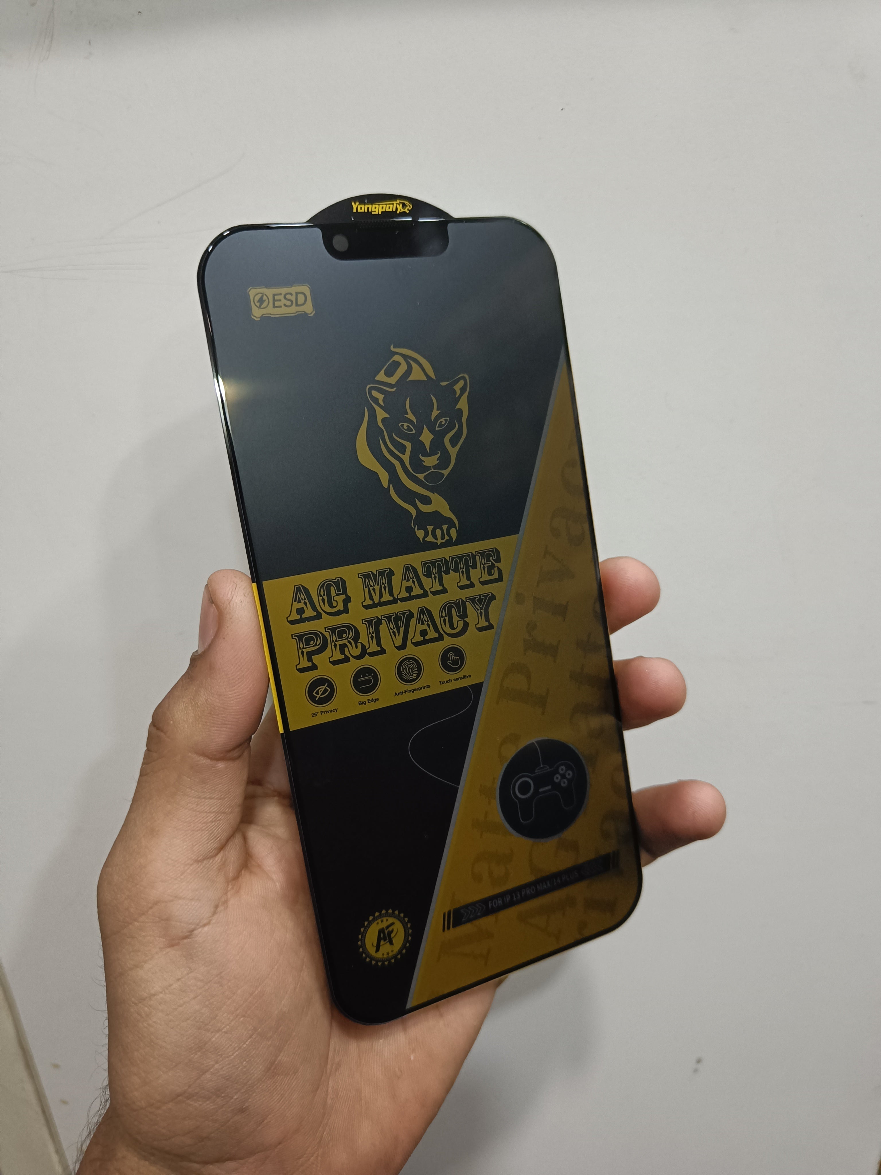 Matte With Privacy Tempered Glass