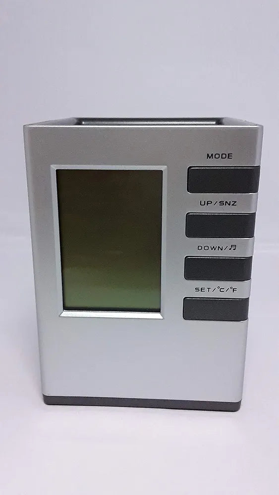 Pen Stand With Clock