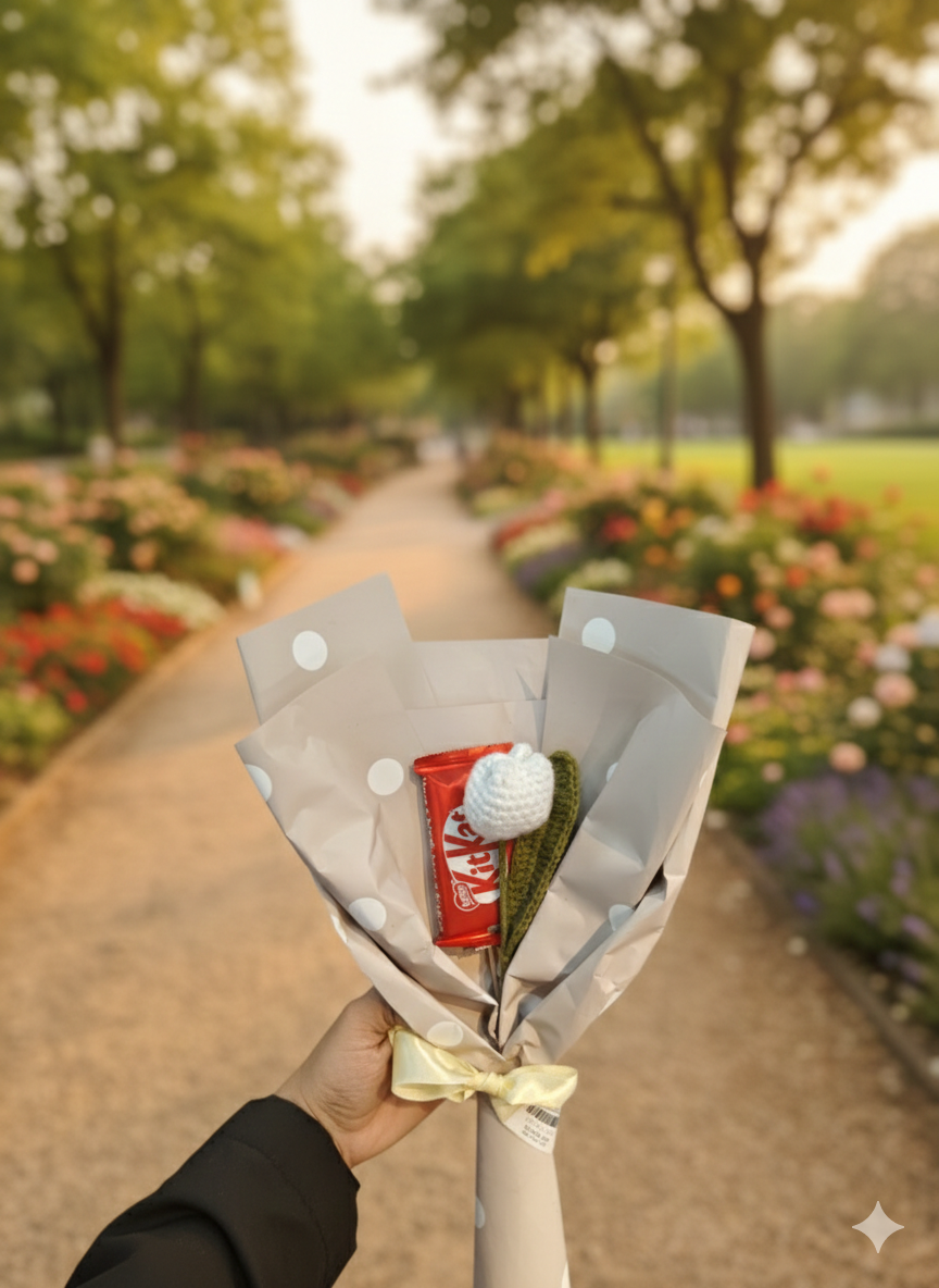 KitKat With Flower