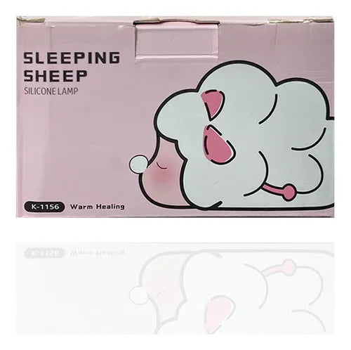 Sleeping shape silicone lamp