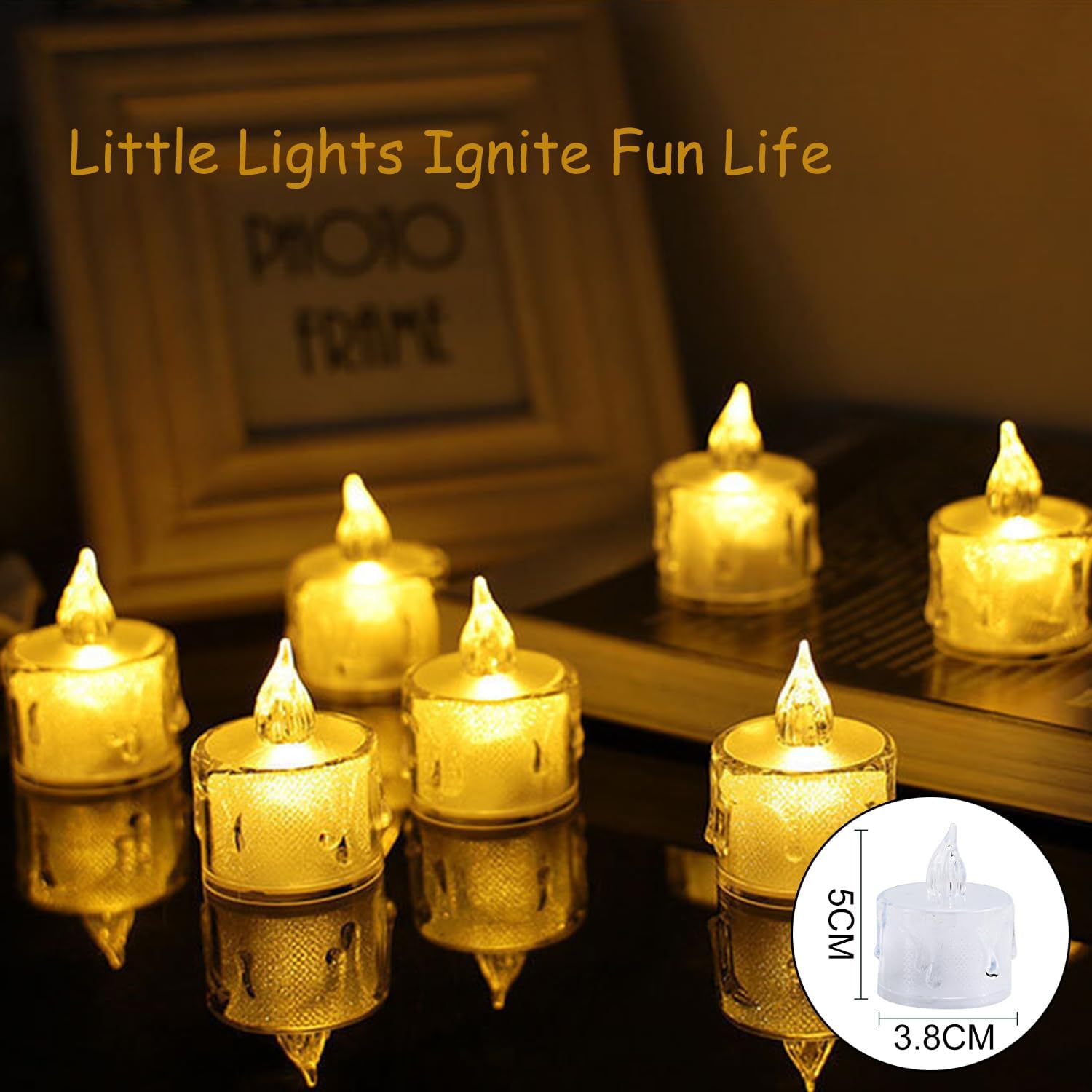LED Plastic  Candle
