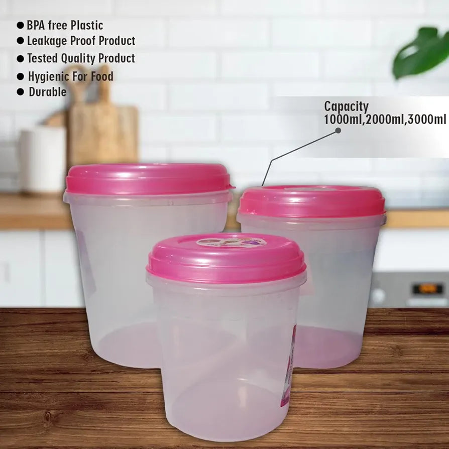 3Pcs Kitchen Storage Box