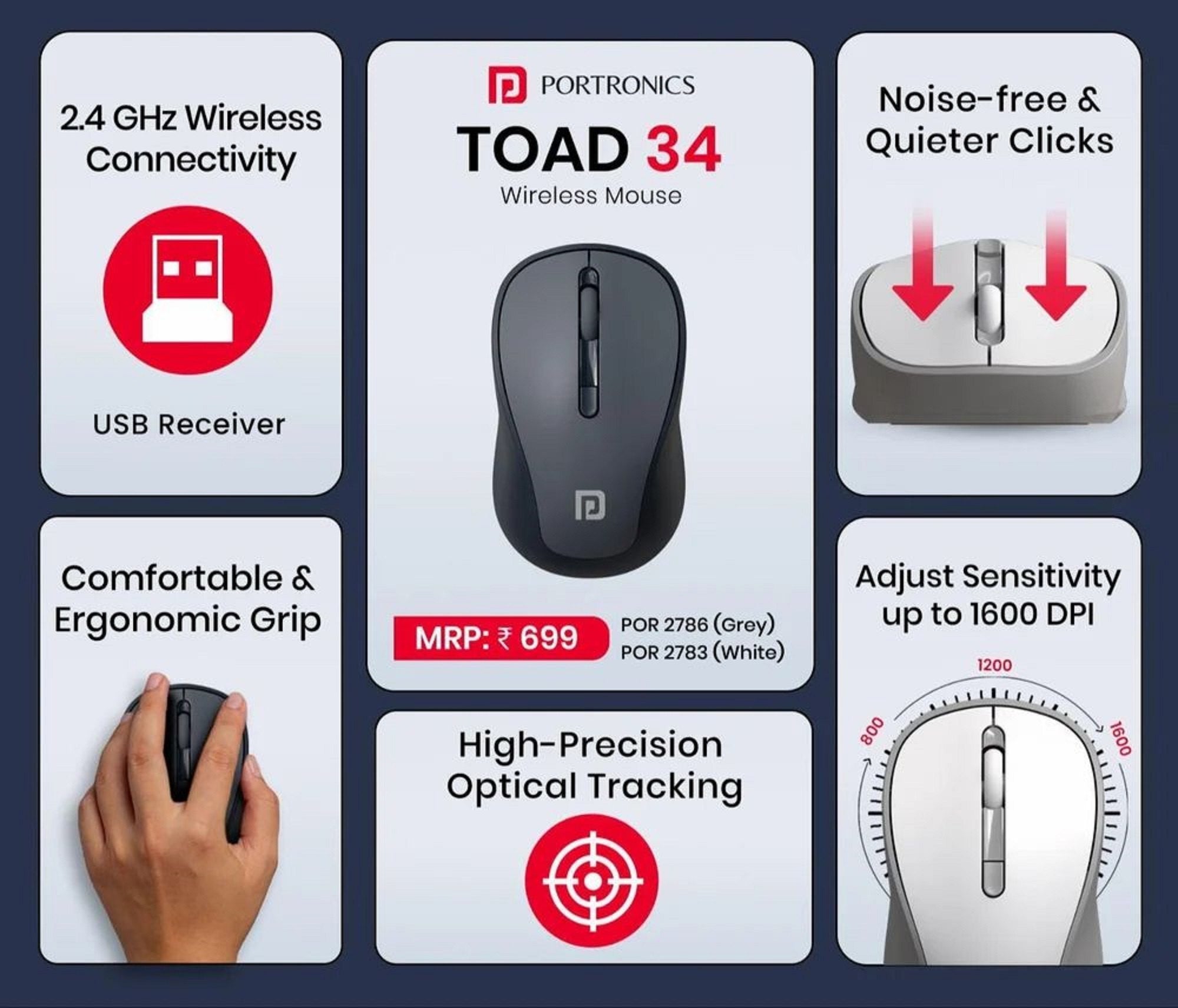 Portronics Toad33