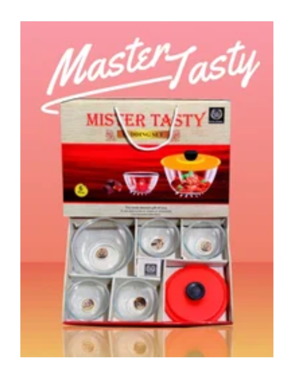 6-Piece Glass Pudding Set [Min 50 Pie]