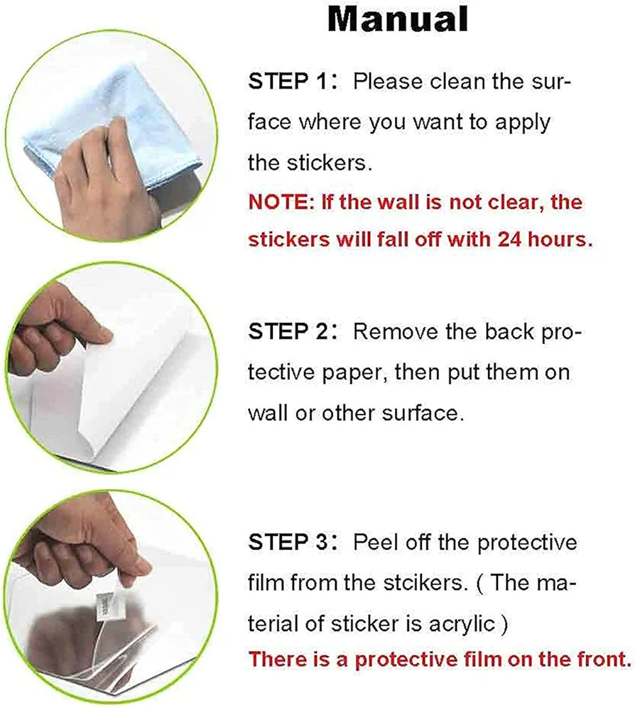 Wall Mirror Stickers