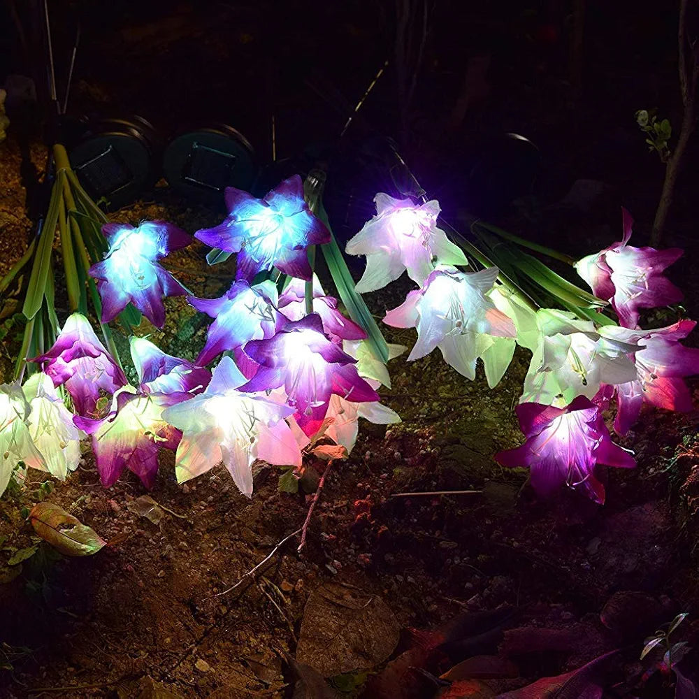 Solar Garden Flower Lights