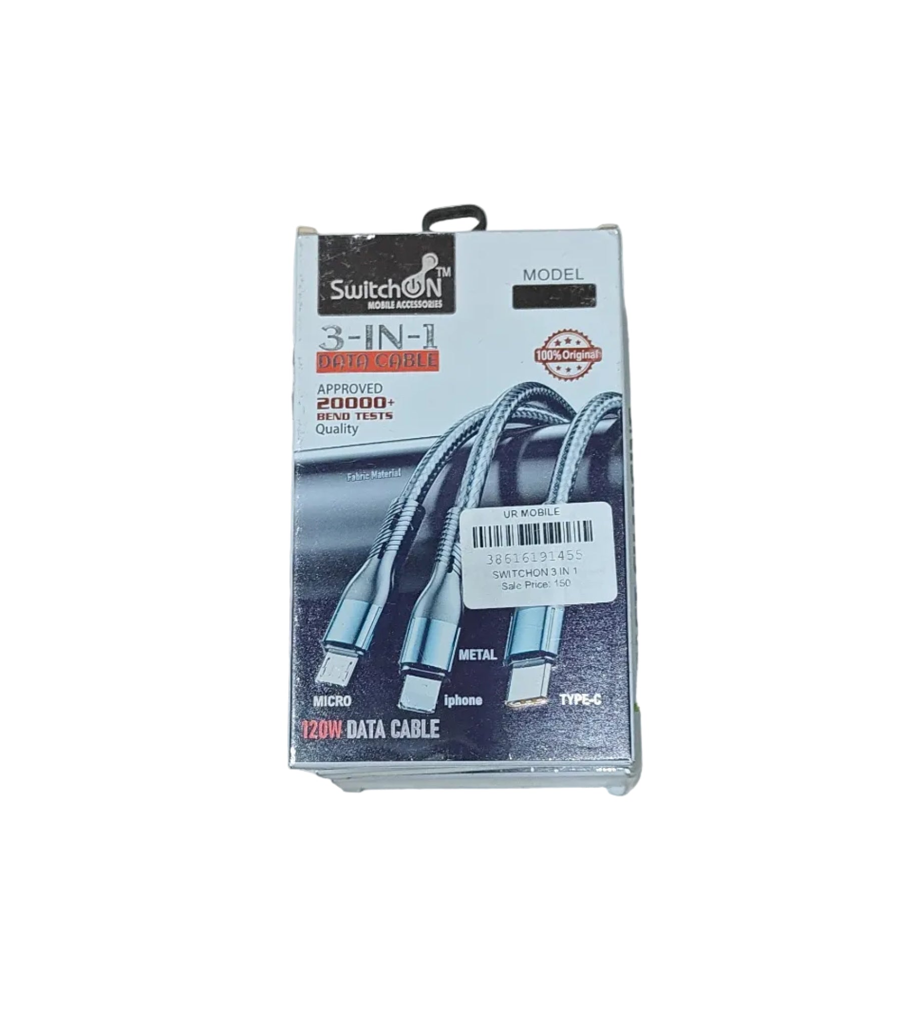 Switch ON 3in1 Data Cable