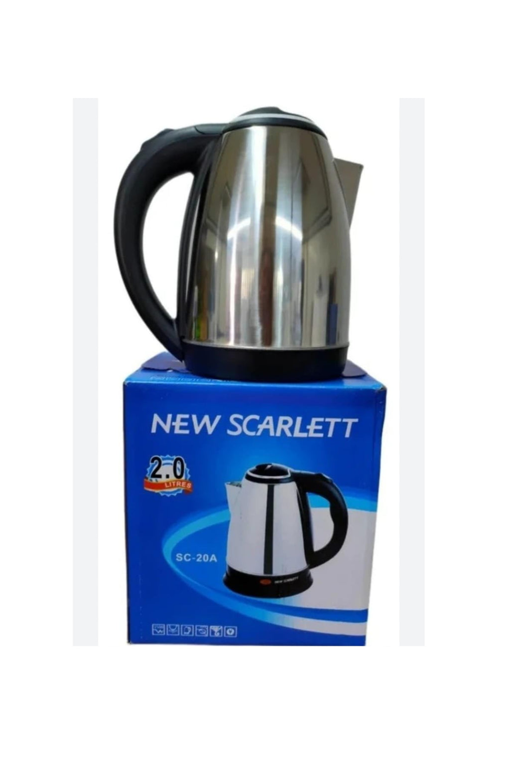 Plastic, Stainless Steel Electric Kettle [Min 50 Pie]