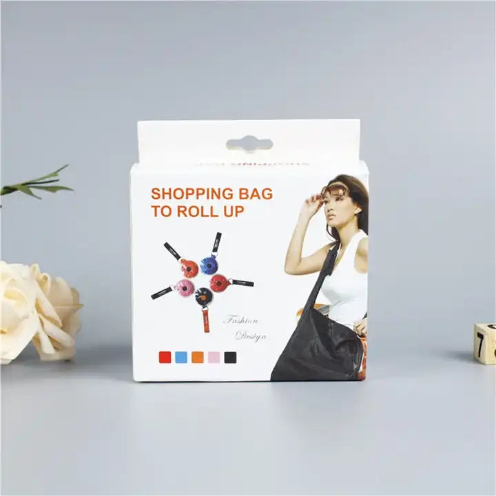 Shopping bag to roll up