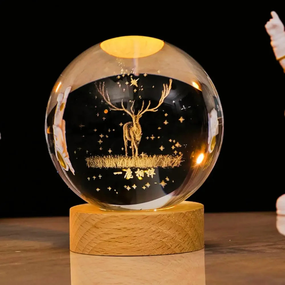 Umi 3D Deer Crystal
