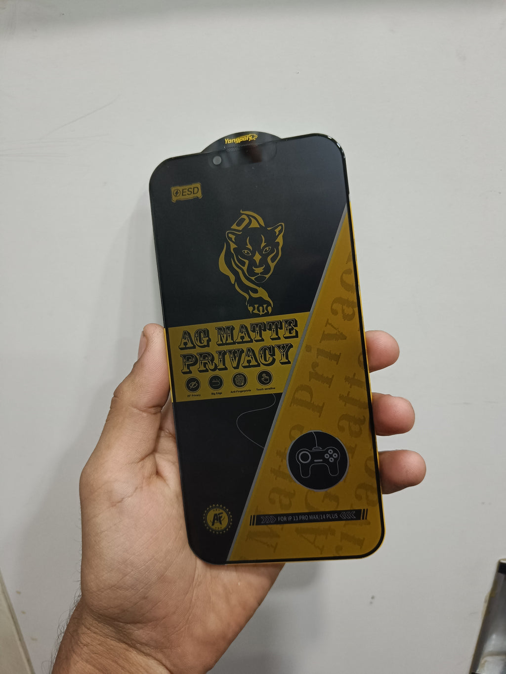 Matte With Privacy Tempered Glass